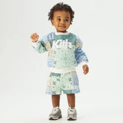 Kith Baby Deconstructed Bandana Nelson Crewneck