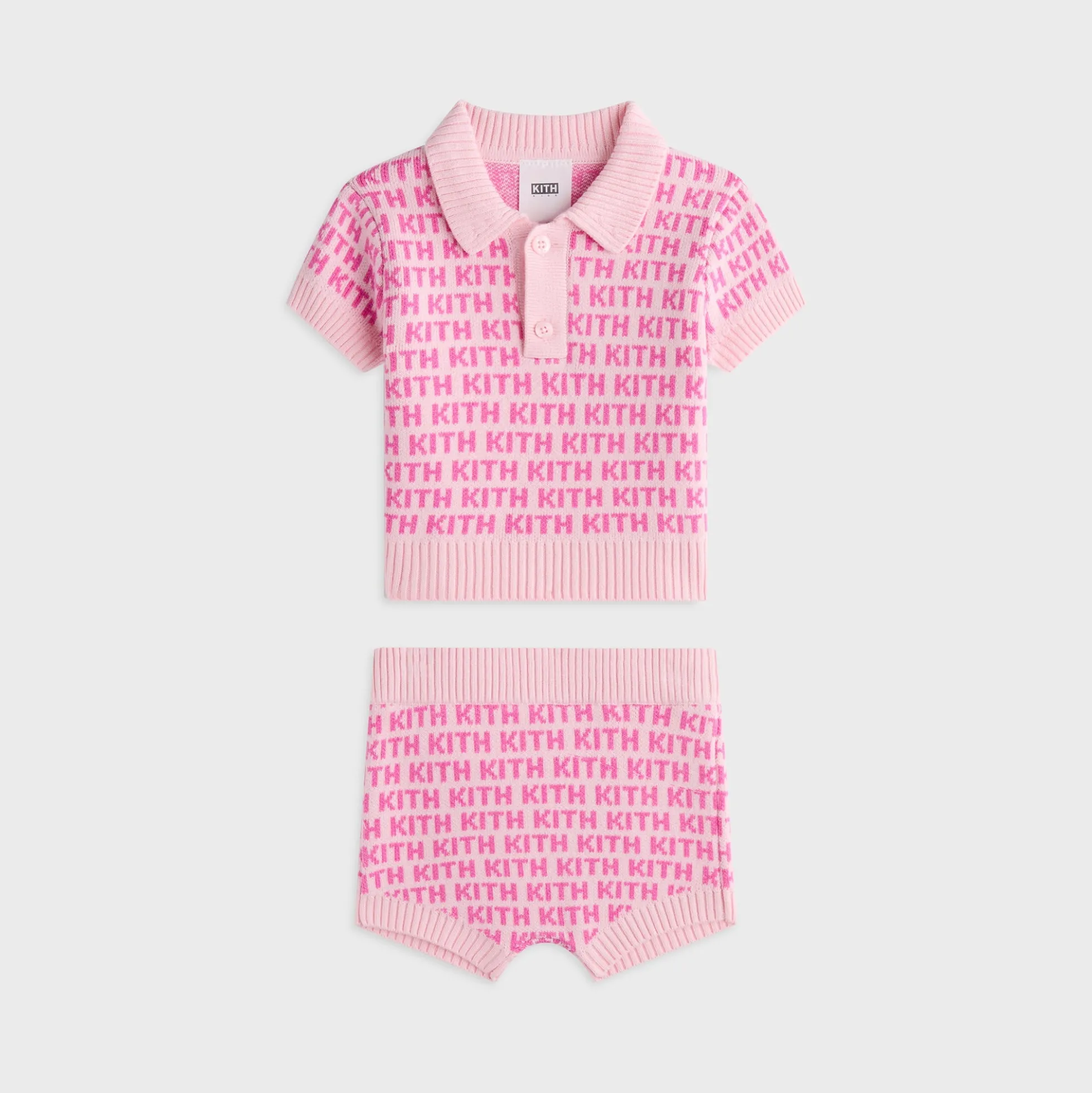 Kith Baby Monogram Polo Set