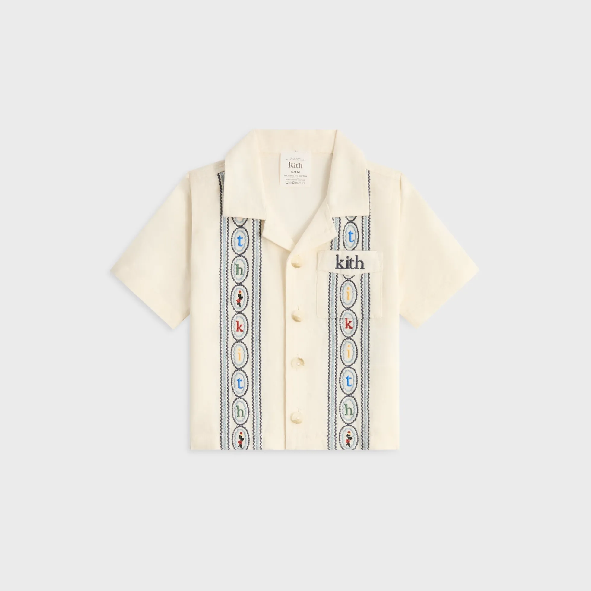 Kith Baby Novelty Embroidered Thompson Collared Shirt