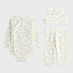 Kith Baby Printed Ribbed Bodysuit Set