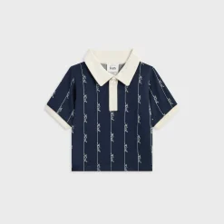 Kith Baby Script Knit Tilden Polo