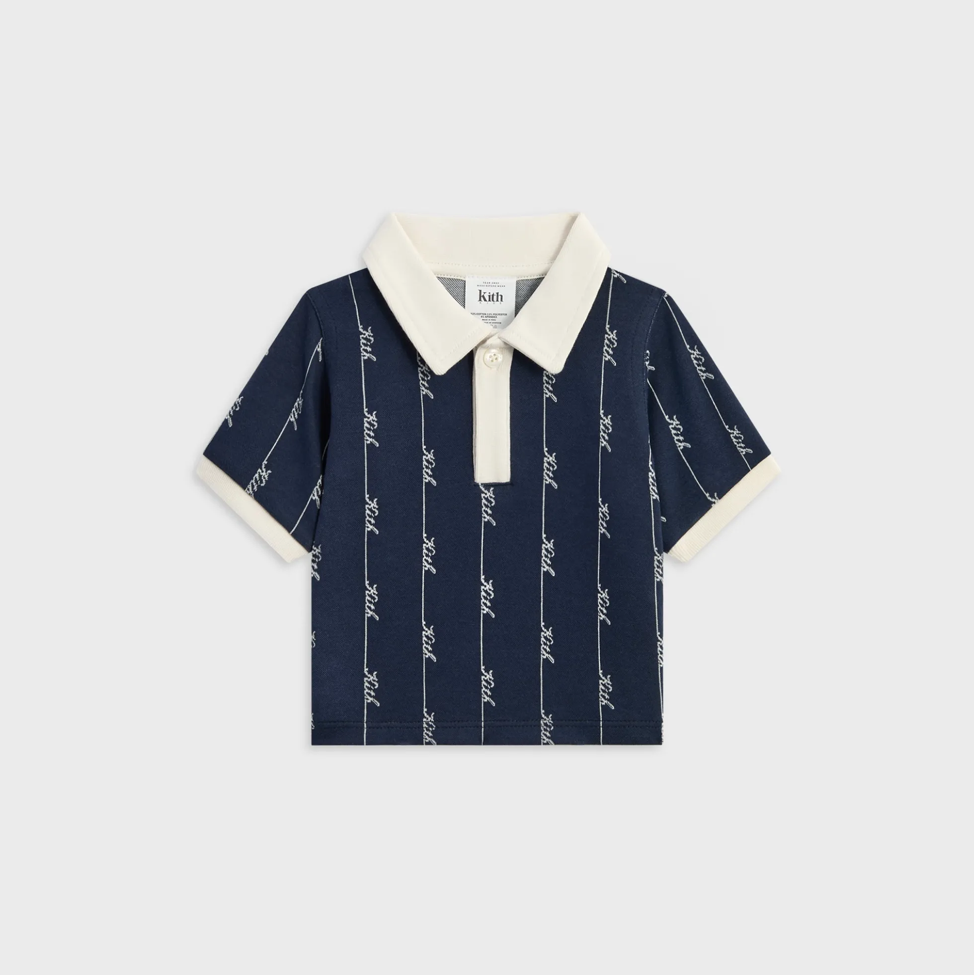 Kith Baby Script Knit Tilden Polo