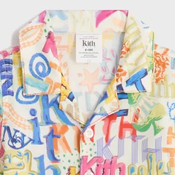 Kith Baby Sketched Monogram Thompson Camp Shirt