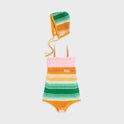 Kith Baby Striped Romper Set