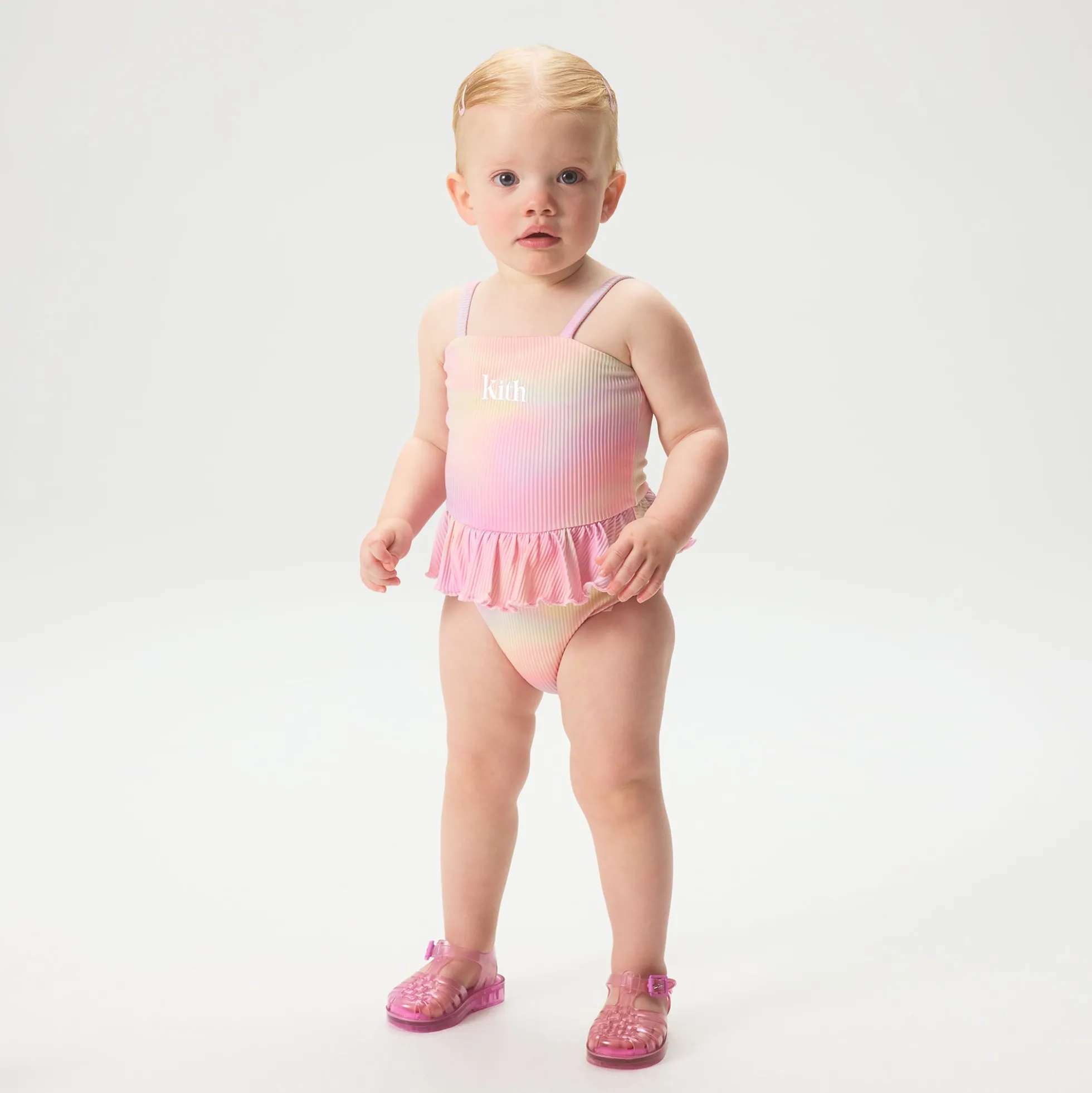 Kith Baby Textured Ruffle One-Piece Suit