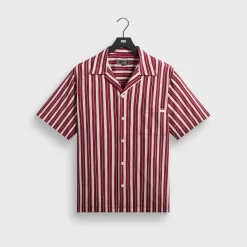 Kith Barre Stripe Thompson Camp Collar Shirt