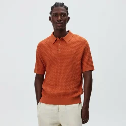 Kith Basket Weave Tilden Polo