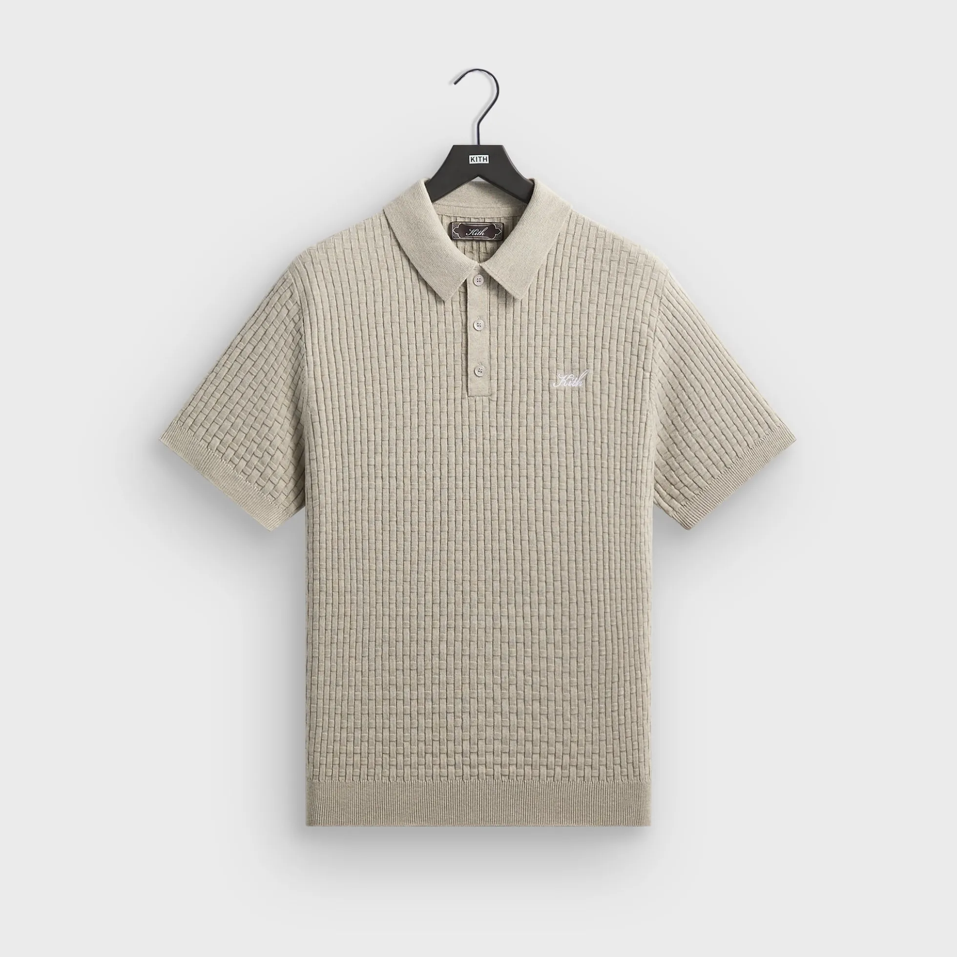 Kith Basket Weave Tilden Polo