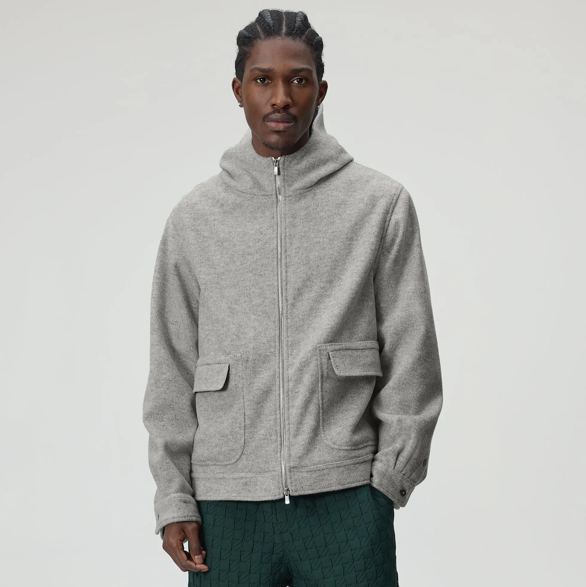 Kith Brushed Selfridge Zip Up Hoodie