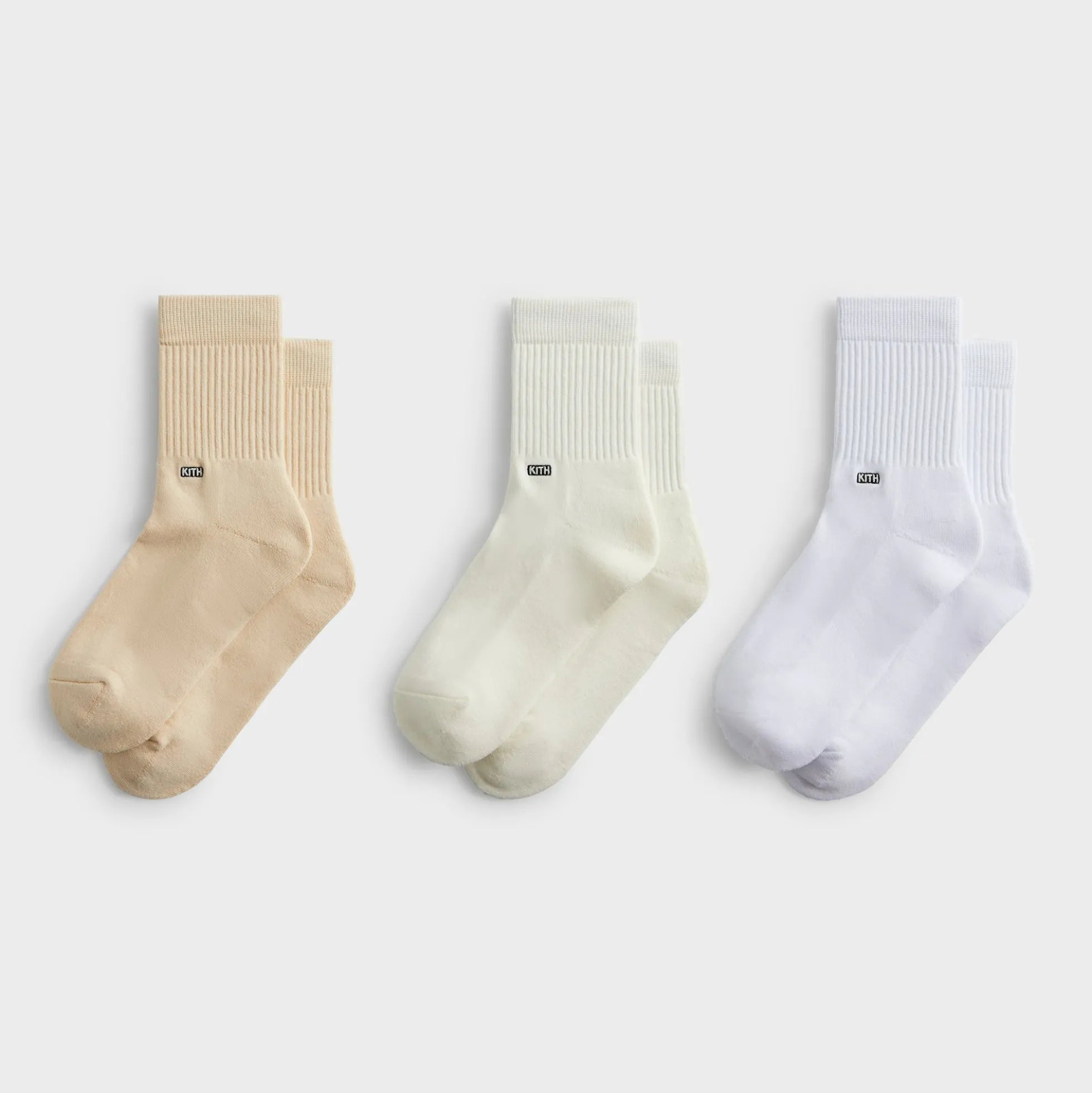 Kith Classic 3-Pack Half Crew Socks