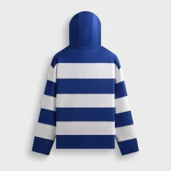 Kith Compact Fleece Striped Caleb Anorak Hoodie