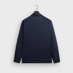 Kith Crest Logo Long Sleeve Boxy Collared Overshirt