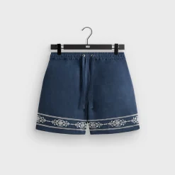 Kith Cupro Linen Cedar Short