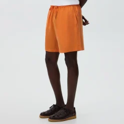 Kith Cupro Linen Cedar Short