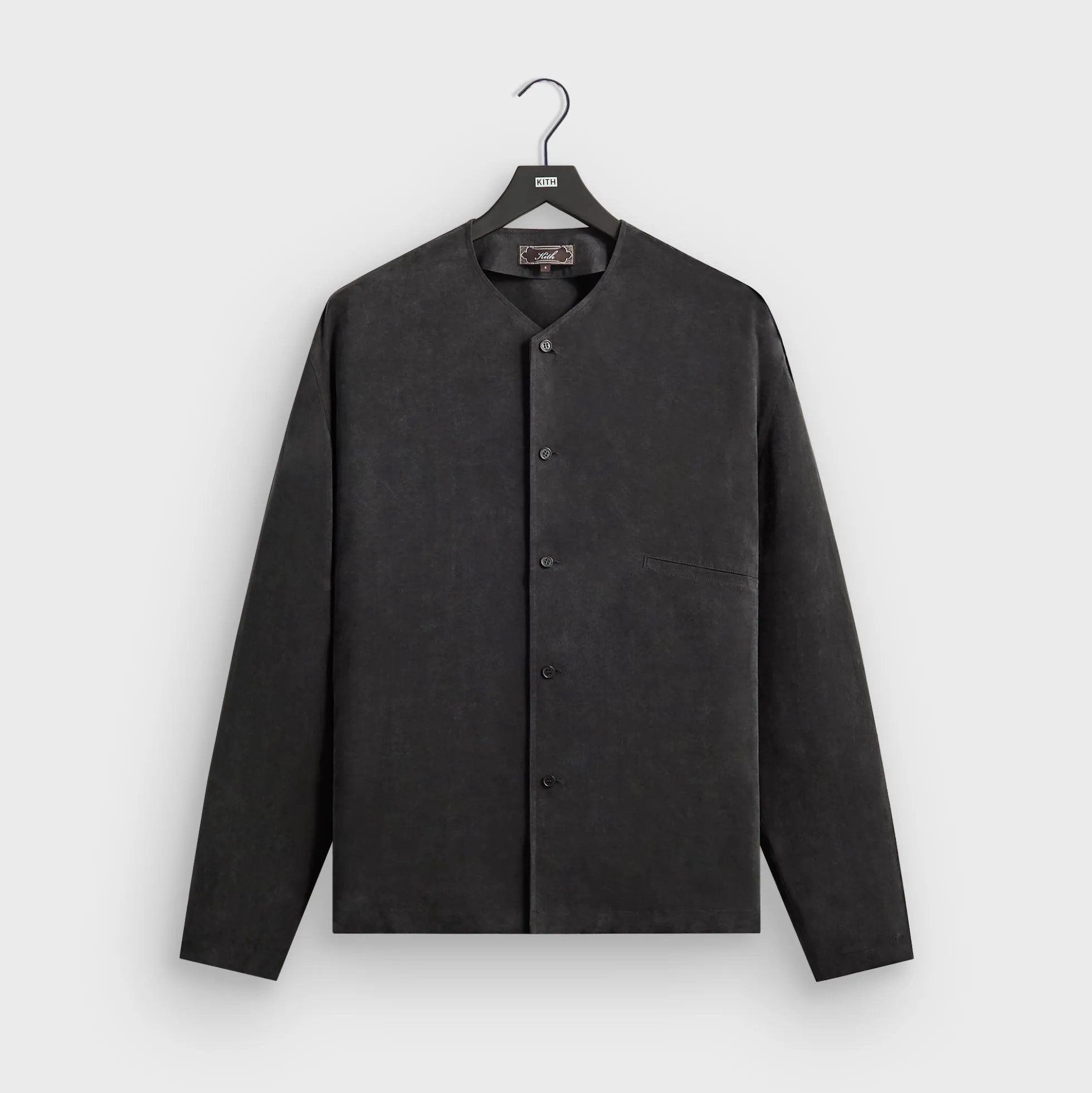 Kith Cupro Linen Long Sleeve Caelan Shirt