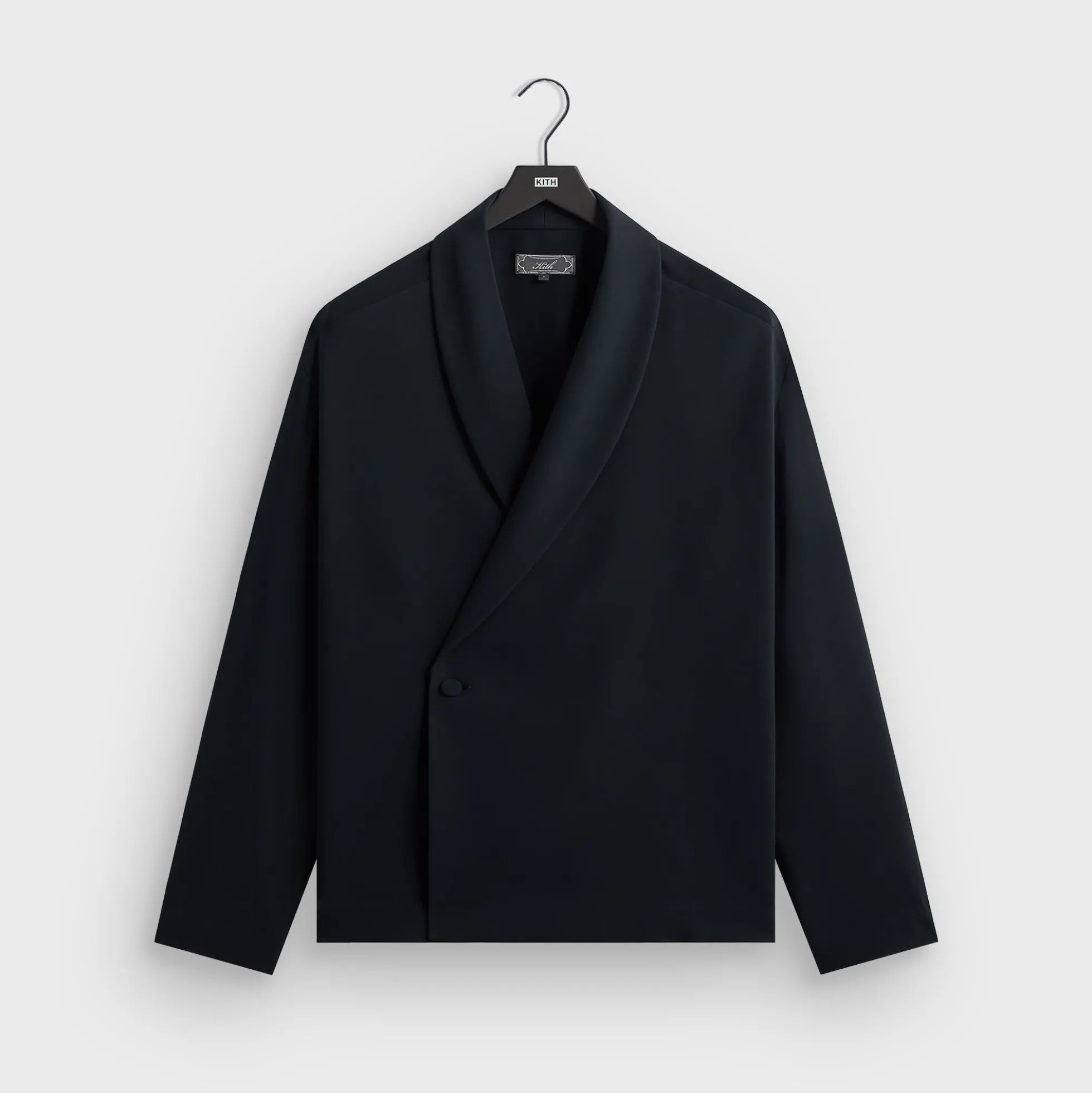 Kith Double Crepe Long Sleeve Thompson Crossover Shirt