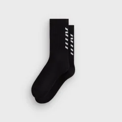 Kith Fast Logo Cotton Crew Socks
