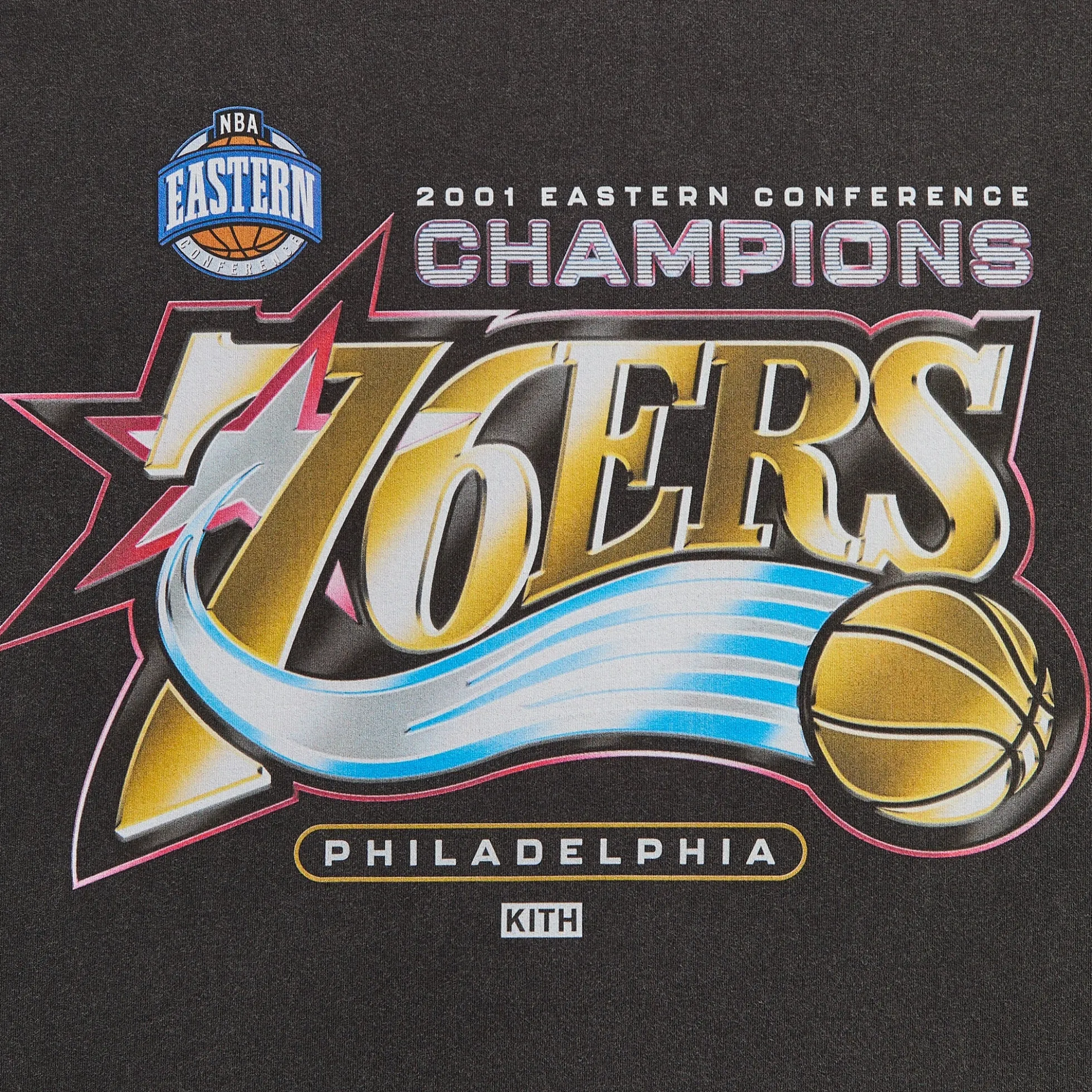 Kith for NBA All-Star Philadelphia 76ers Vintage Tee