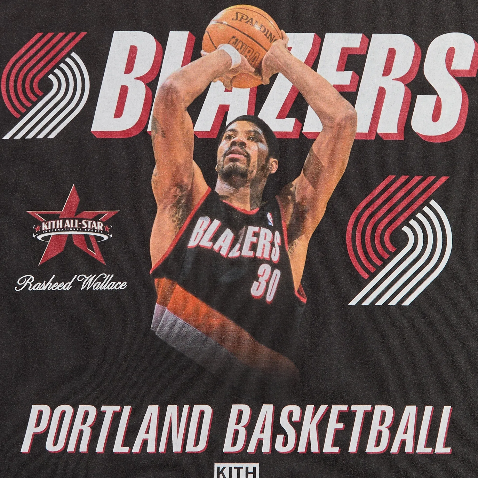 Kith for NBA All-Star Portland Trail Blazers Rasheed Wallace Tee