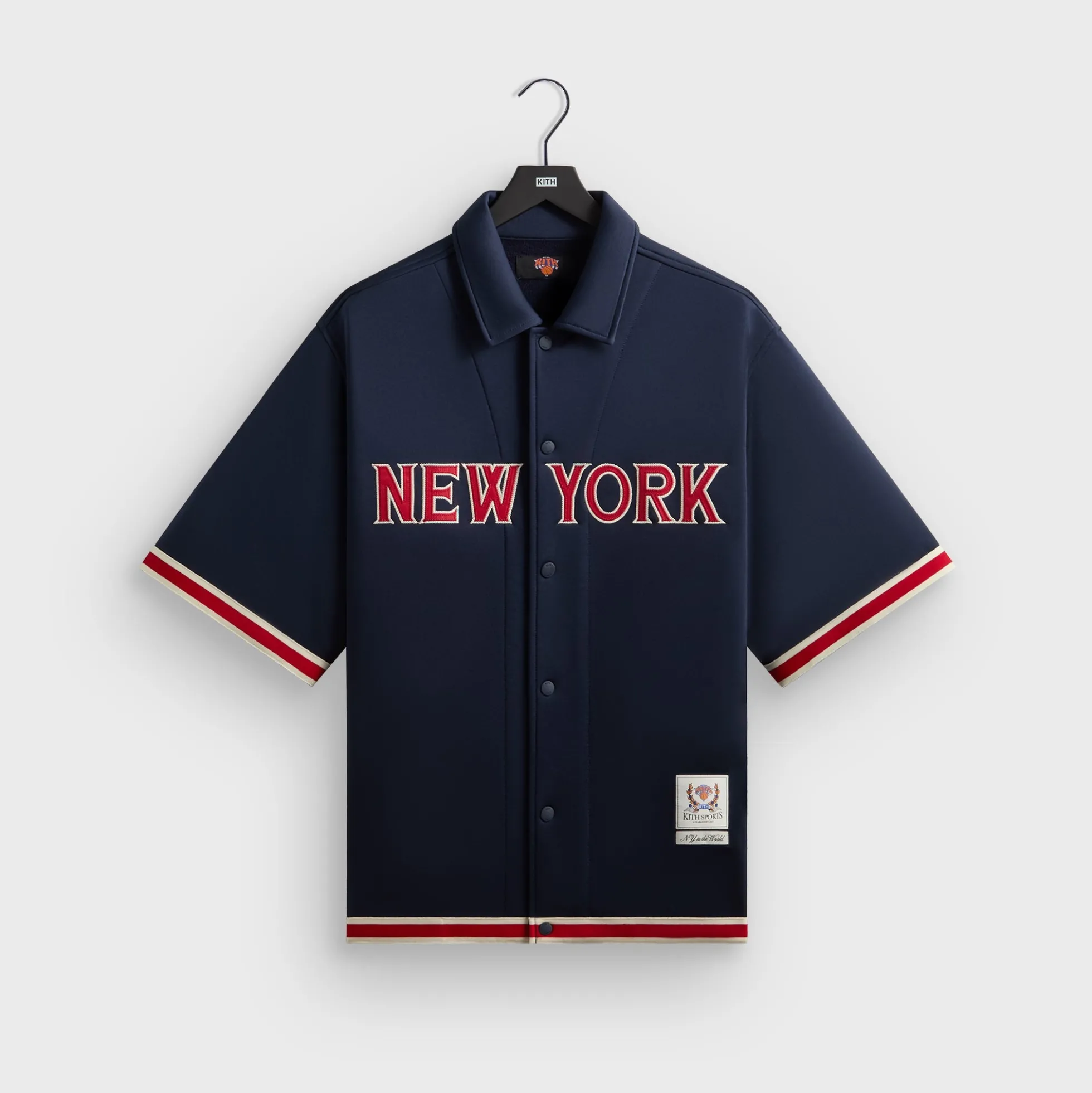 Kith for the New York Knicks Bernard King Woodpoint Shirt