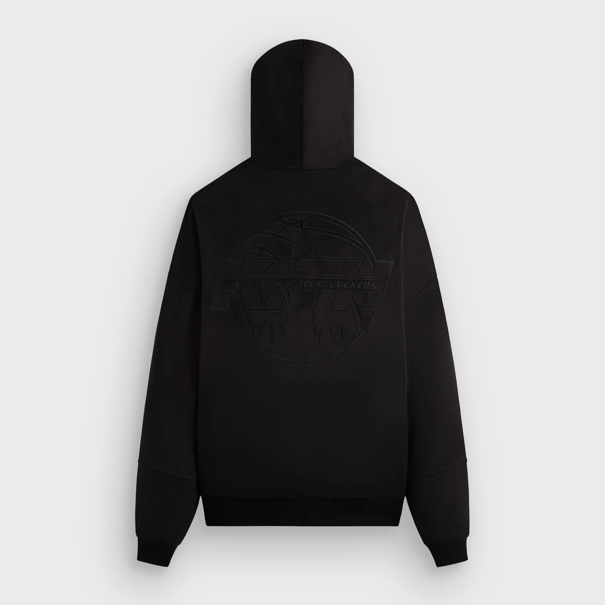 Kith for the New York Knicks Tonal Microsuede Cropped Braxton Hoodie