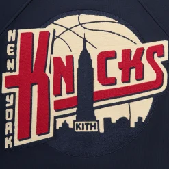 Kith for the New York Knicks Basketball Vintage Nelson Raglan Crewneck