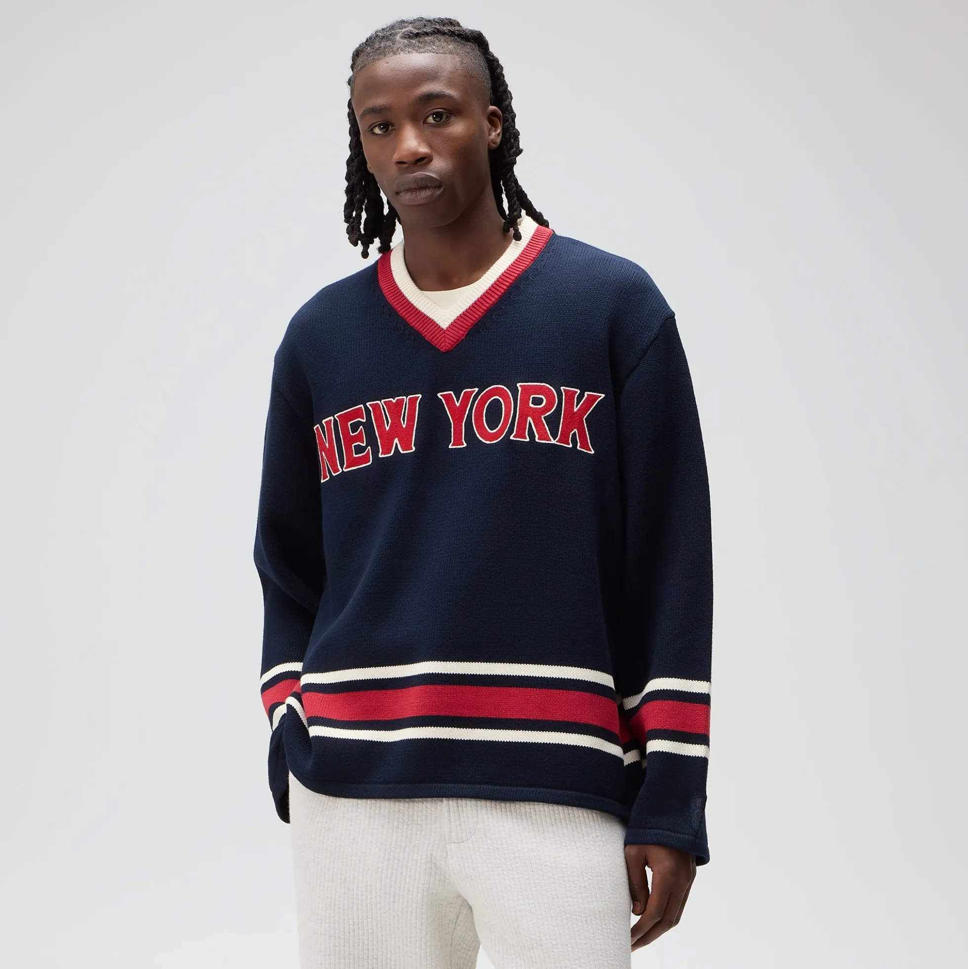 Kith for the New York Knicks Classic Beau Knit Sweater