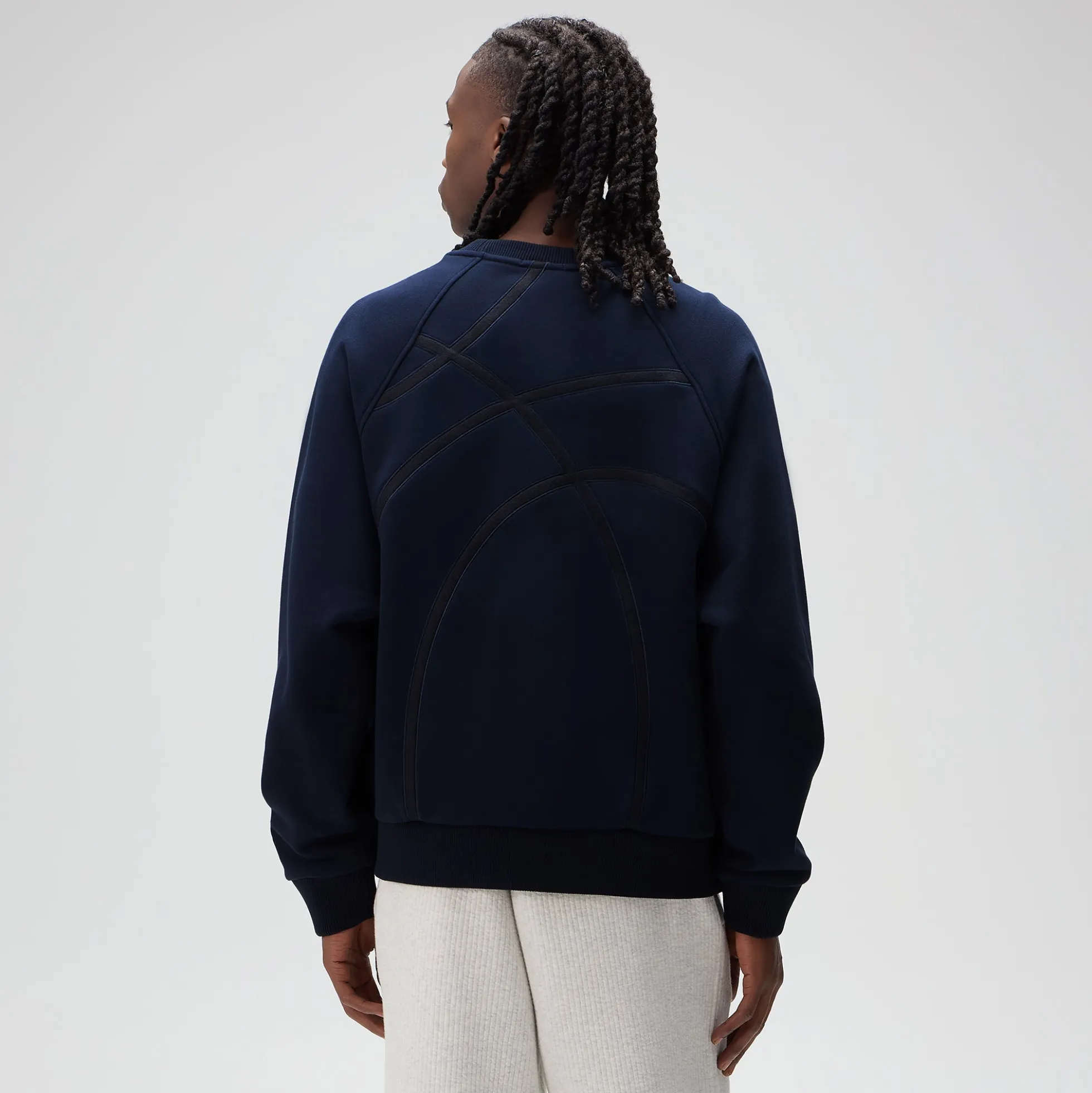 Kith for the New York Knicks Cutoff Nelson Raglan Vintage Crewneck