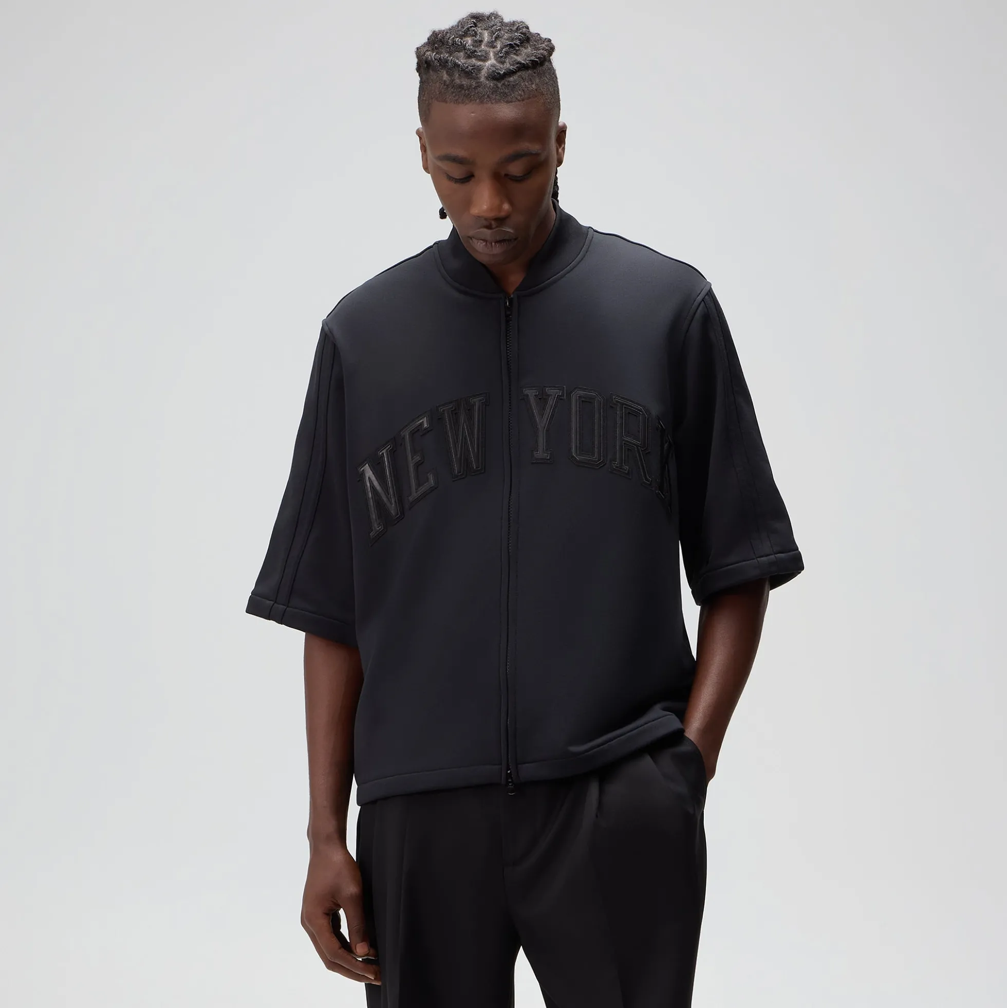 Kith for the New York Knicks Tricot Full Zip Sweater