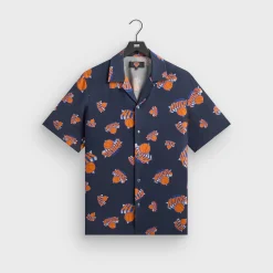 Kith for the New York Knicks Playoffs Thompson Camp Collar Shirt
