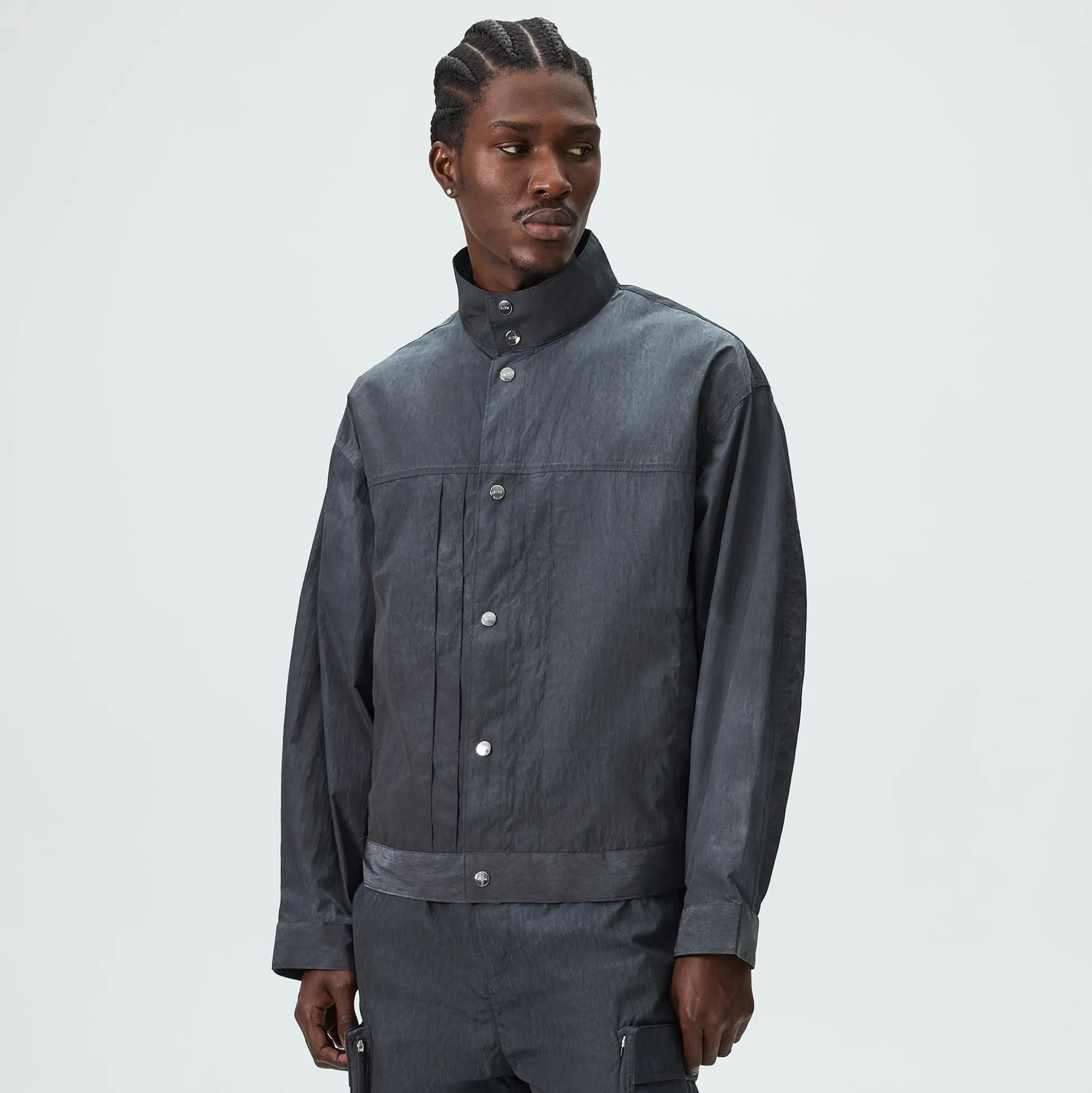 Kith Garment Dyed Wrinkle Nylon Alonzo Tech Jacket
