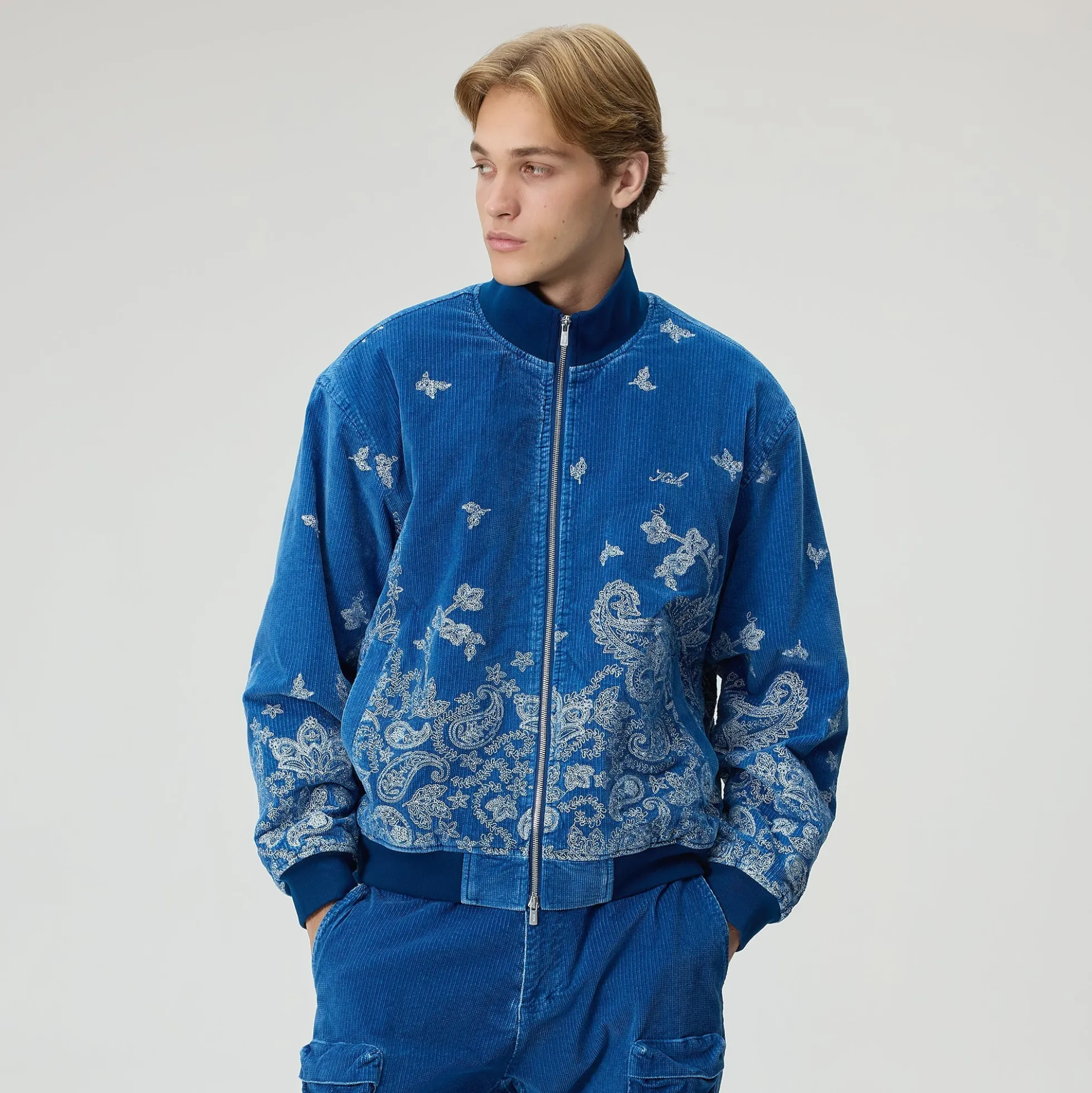 Kith Indigo Cord Avery Jacket
