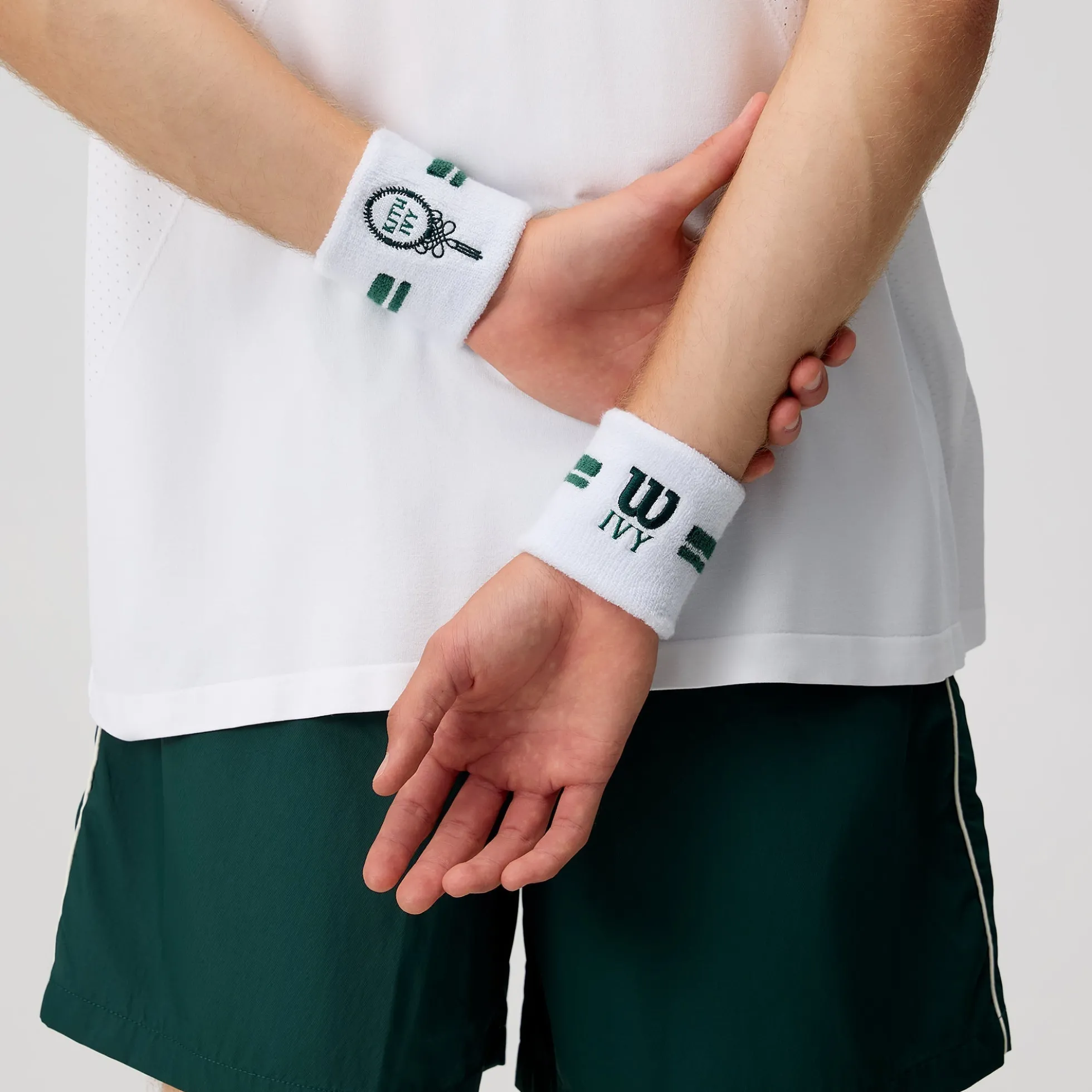 Kith Ivy for Wilson Terry Stripe Wristbands