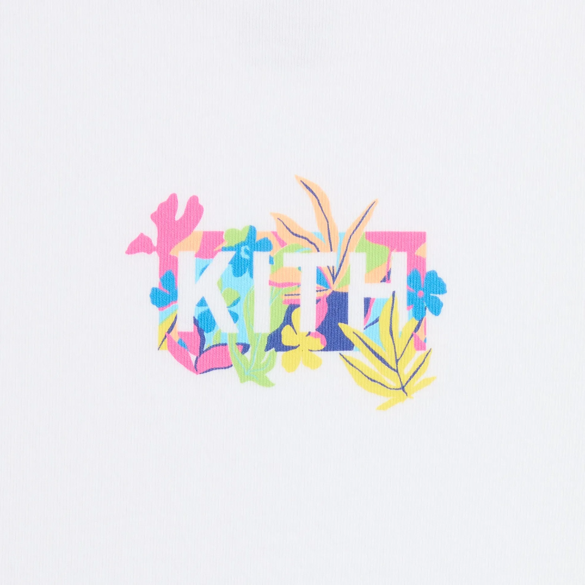 Kith Kids Abstract Tropical Classic Logo Graphic Tee