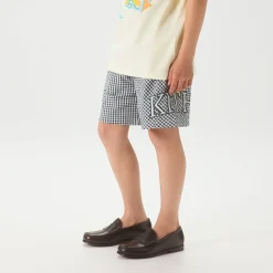 Kith Kids Blocked Gingham Curtis Short