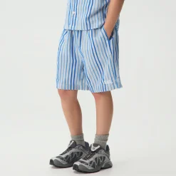 Kith Kids Chenille Stripe Thompson II Camp Short