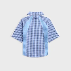 Kith Kids Color-Blocked Gingham Apollo Shirt
