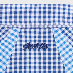 Kith Kids Color-Blocked Gingham Apollo Shirt
