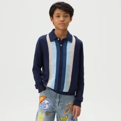 Kith Kids Color-Blocked Hanson Polo