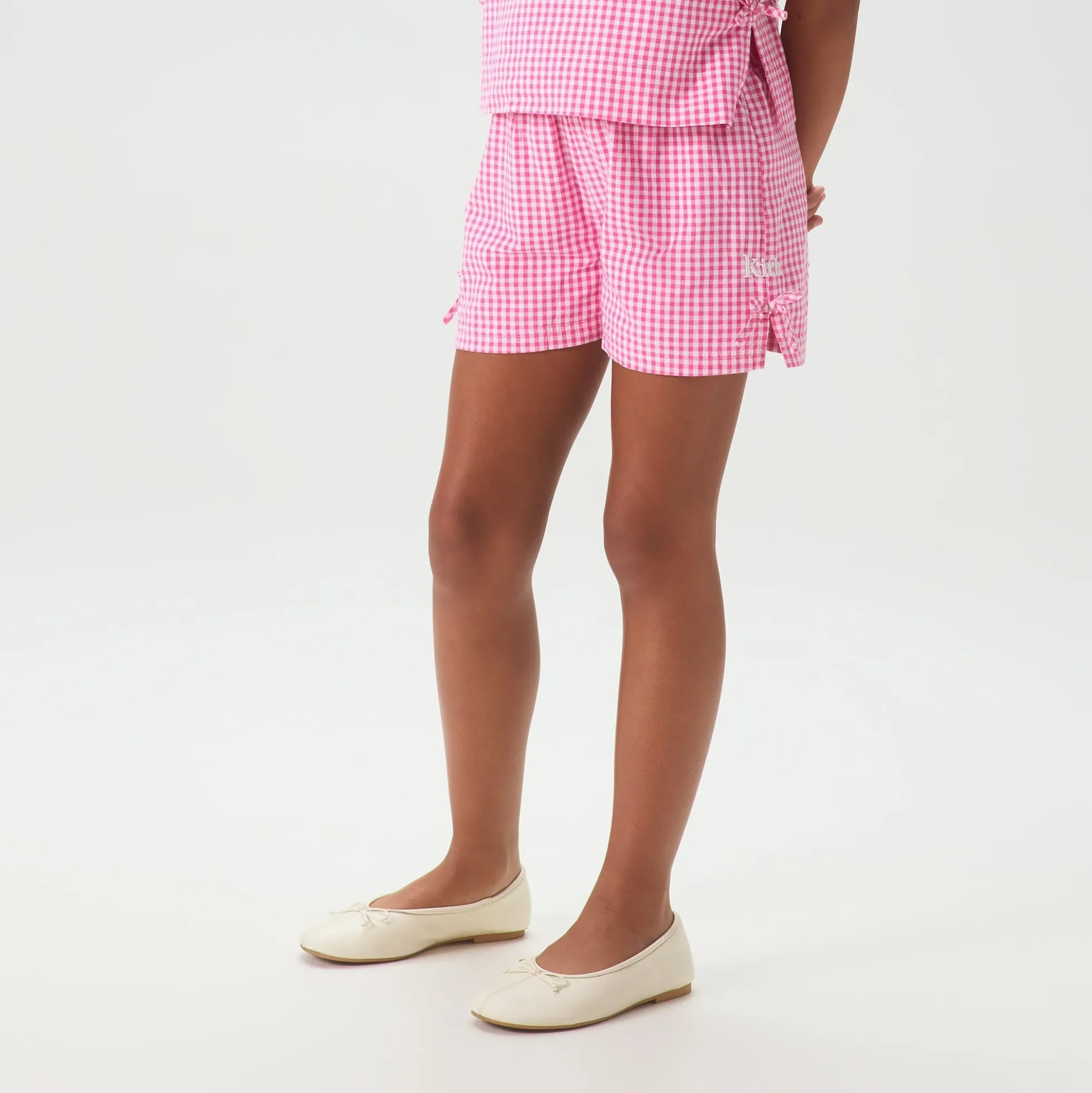 Kith Kids Gingham Tie Michla Short