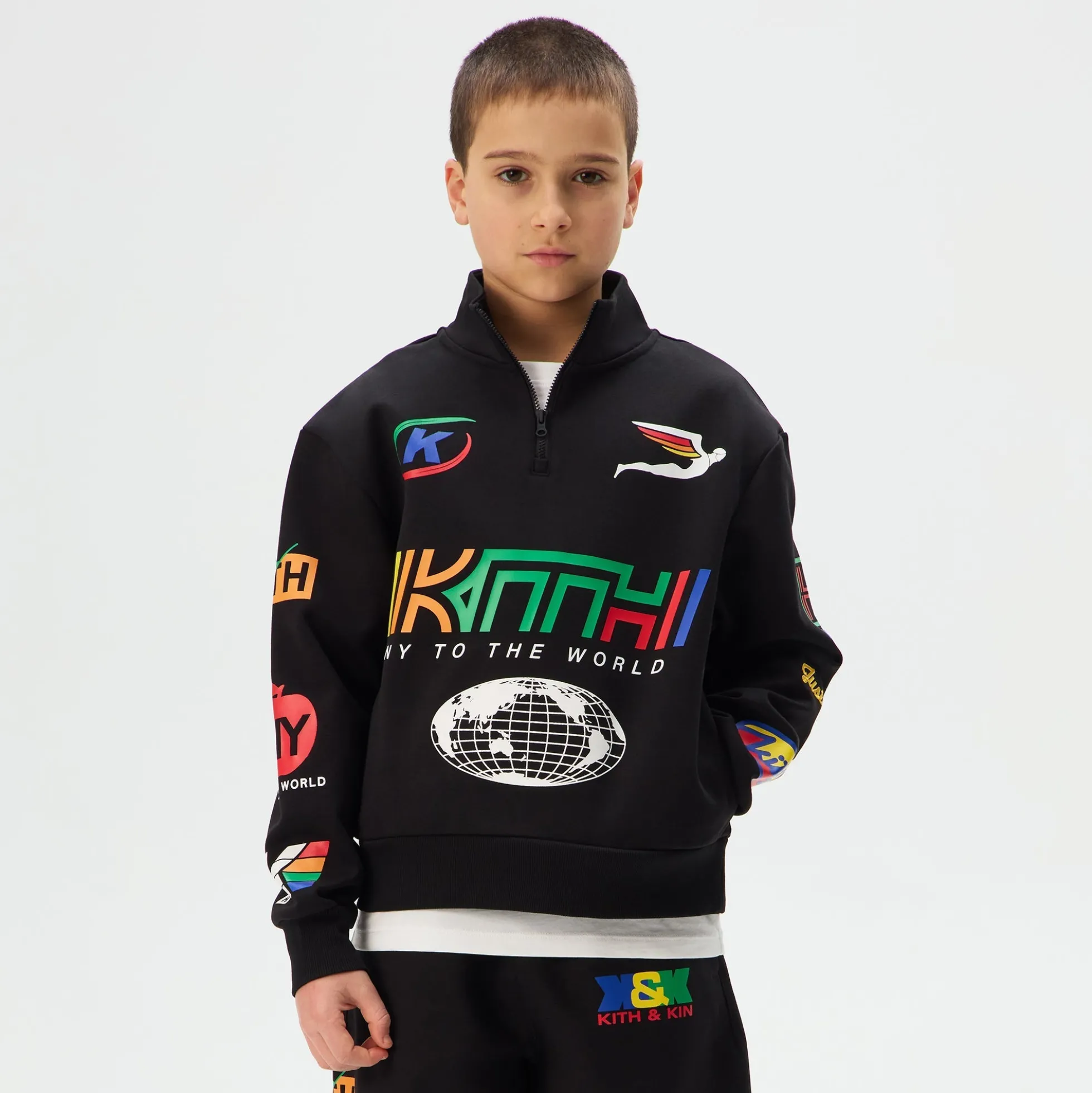 Kith Kids Logo Hunter Pullover