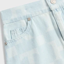 Kith Kids Monogram Denim Skirt