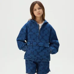 Kith Kids Monogram Denim Harrison Pullover