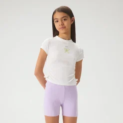 Kith Kids Mulberry Ruched Rib Tee