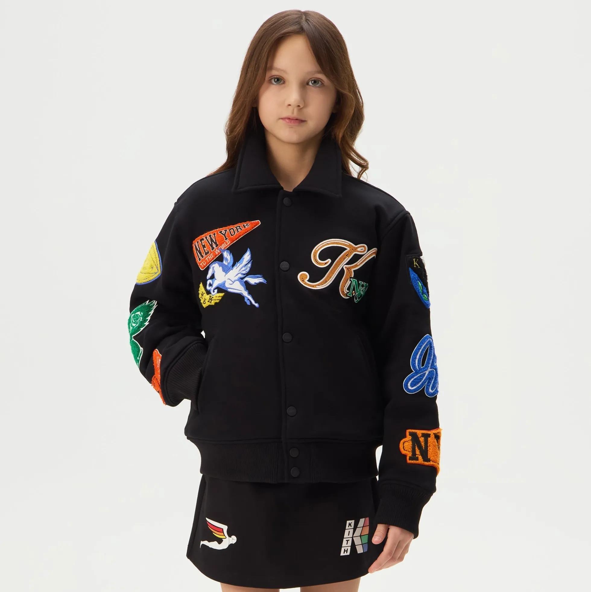 Kith Kids NY to The World Varsity Coaches Jacket