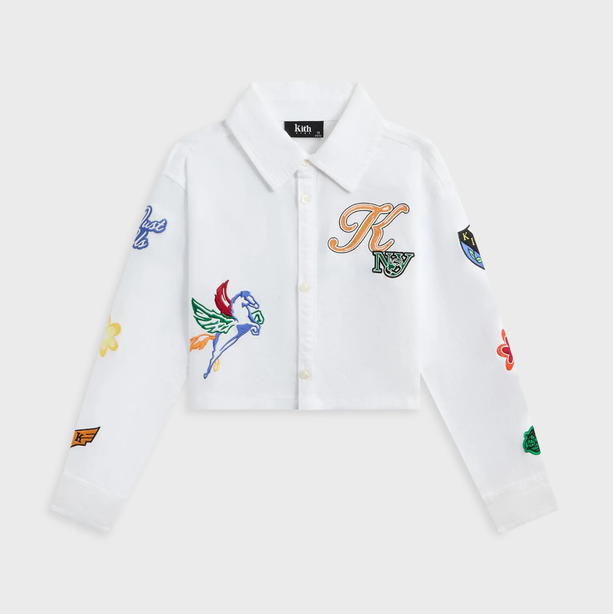 Kith Kids NY to the World Cropped Apollo Shirt