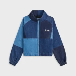 Kith Kids Patchwork Denim Milo Track Jacket