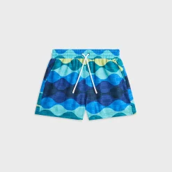 Kith Kids Printed Kai Swim Trunk