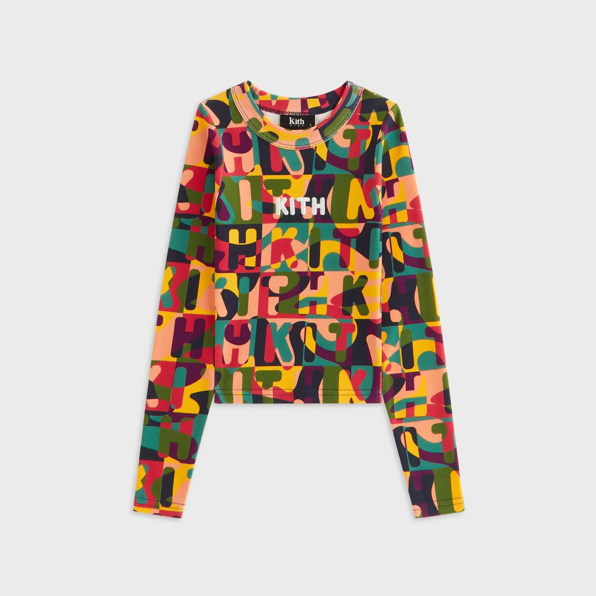 Kith Kids Printed Mulberry III Long Sleeve Tee