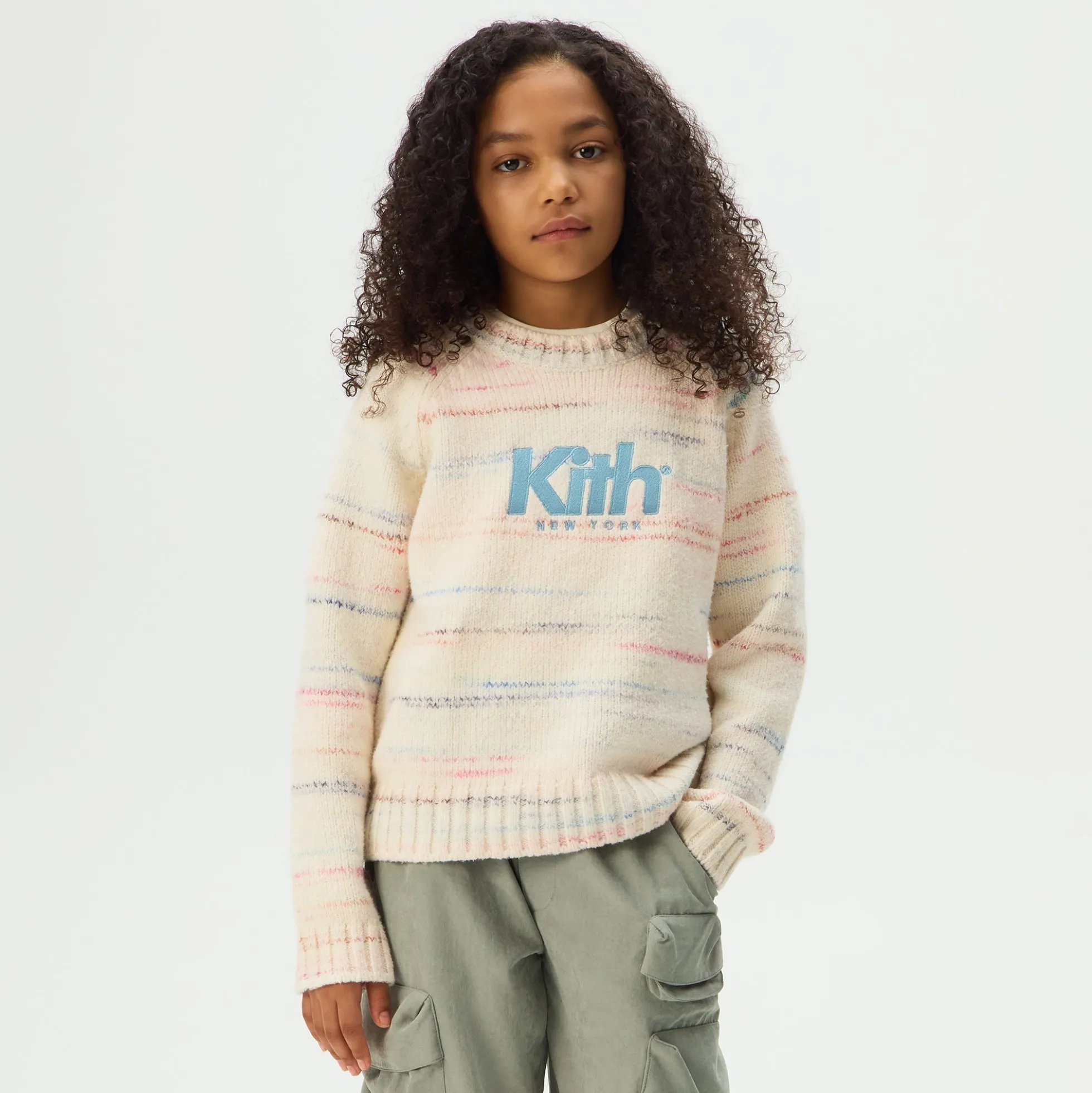 Kith Kids Raglan Crewneck Logo Sweater